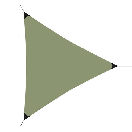 Triangle de tissu de Shade Progarden 3x3x3 m vert