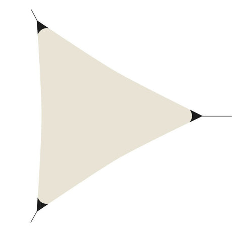 Progarden Triangle de tissu de Shade Progarden 3,6x3,6x3,6 Mr Crème -Colored