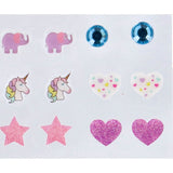 Autocollants boucles d'oreilles licorne autres marques