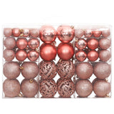 Vidaxl Christmas Balls 100 St 3 4 6 cm rosa og rosé