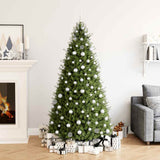 Vidaxl 111-Parties Set à balle de Noël en polystyrène en argent coloré