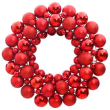Vidaxl Couronne de Noël 45 cm Rouge en polystyrène