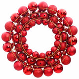 Vidaxl Couronne de Noël 45 cm Rouge en polystyrène