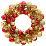 Vidaxl Couronne de Noël 45 cm Polystyrène rouge et or de couleur