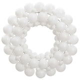 Vidaxl Couronne de Noël 45 cm Polystyrène blanc