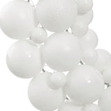 Vidaxl Couronne de Noël 45 cm Polystyrène blanc