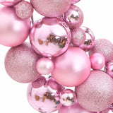 Vidaxl Couronne de Noël 45 cm Polystyrène rose