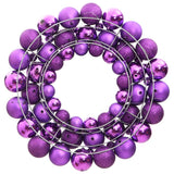 Vidaxl Couronne de Noël 45 cm en polystyrène violet