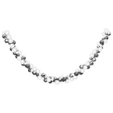 Vidaxl Christmas Garland Balls 175 cm Polystyrène blanc et gris