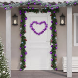 Vidaxl Christmas Garland Balls 175 cm Polystyrène Purple