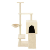 Vidaxl Cat Furniture avec Sisal Scratch Posts 130,5 cm Crème -Colored