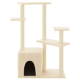 Vidaxl Cat Furniture z Sisal Scratosing Posts 107,5 cm kremowe