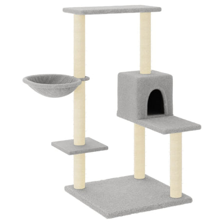 Vidaxl Cat Furniture avec Sisal Scratch Posts 95 cm Gris clair