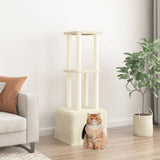Vidaxl Cat Furniture avec Sisal Scratch Posts 133,5 cm Crème -Colored