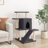 Vidaxl Cat Furniture avec Sisal Scratch Posts 97 cm Gris foncé