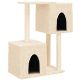 Vidaxl Cat Furniture avec Sisal Scratch Posts 86 cm Crème -Colored