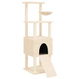 Vidaxl Cat Furniture avec Sisal Scratch Posts 153 cm Crème -Colored