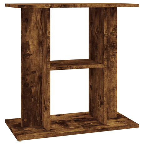 Vidaxl Aquarium standard 60x30x60 cm en bois de bois fumé de chêne fumé coloré