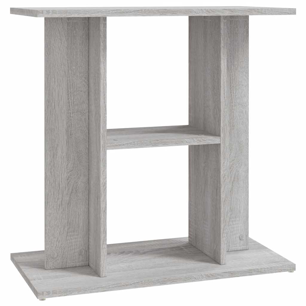 Vidaxx support d'aquarium gris sonoma 60x30x60 cm bois fini