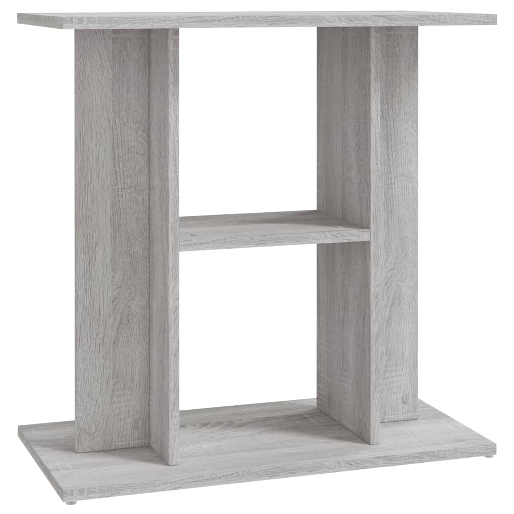 Estándar de Aquarium Vidaxl 60x30x60 cm de madera procesada Sonoma gris