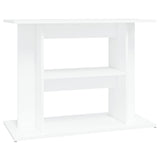 Vidaxl Aquarium Standard 80x35x60 cm Bianco in legno elaborato