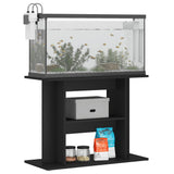 Vidaxl Aquarium Standard 80x35x60 cm Legno elaborato Nero