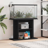 VIDAXL Aquarium Standard 80x35x60 cm Behandlet tre svart