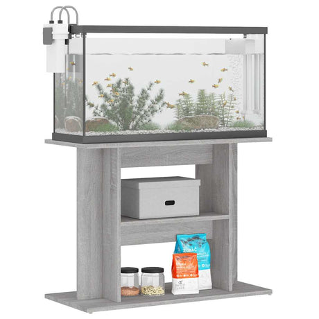 Vidaxl Aquarium Standard 80x35x60 cm Betongrij en bois transformé