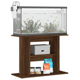 Vidaxl Aquarium Standard 80x35x60 cm bearbetad träbrun ekfärg