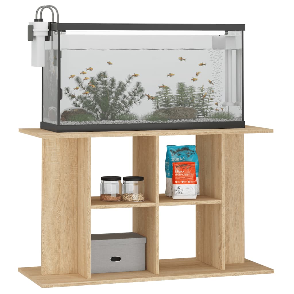 Vidaxx support d'aquarium 100x40x60 cm bois d'ingénierie couleur chêne sonoma
