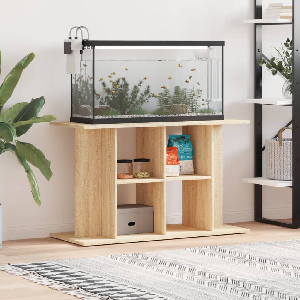 Vidaxx support d'aquarium 100x40x60 cm bois d'ingénierie couleur chêne sonoma