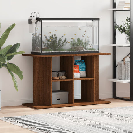 Vidaxl Aquarium Standard 100x40x60 cm Couleur de chêne brun en bois transformé