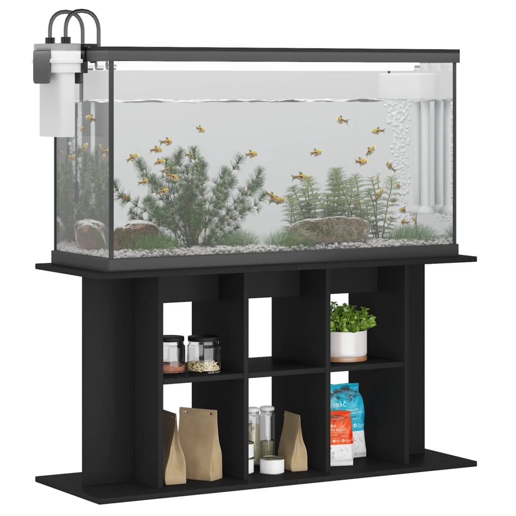 Vidaxx support d'aquarium 120x40x60 cm bois traité noir