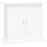 Estándar de Aquarium Vidaxl 81x36x73 cm de madera procesada blanca