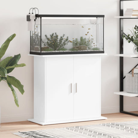Vidaxx support pour aquarium 81x36x73 cm bois d'ingénierie blanc