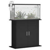 Vidaxl Aquarium Standard 81x36x73 cm Behandlet tre svart