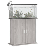 Vidaxl Aquarium Standard 81x36x73 cm Processus en bois Grey Sonoma Oak