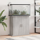 Vidaxl Aquarium Standard 81x36x73 cm verarbeiteter Holzgrau Sonoma -Eiche