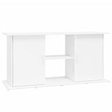 Vidaxl Aquarium Standard 121x41x58 cm verarbeitetes Holz Hochglanz weiß