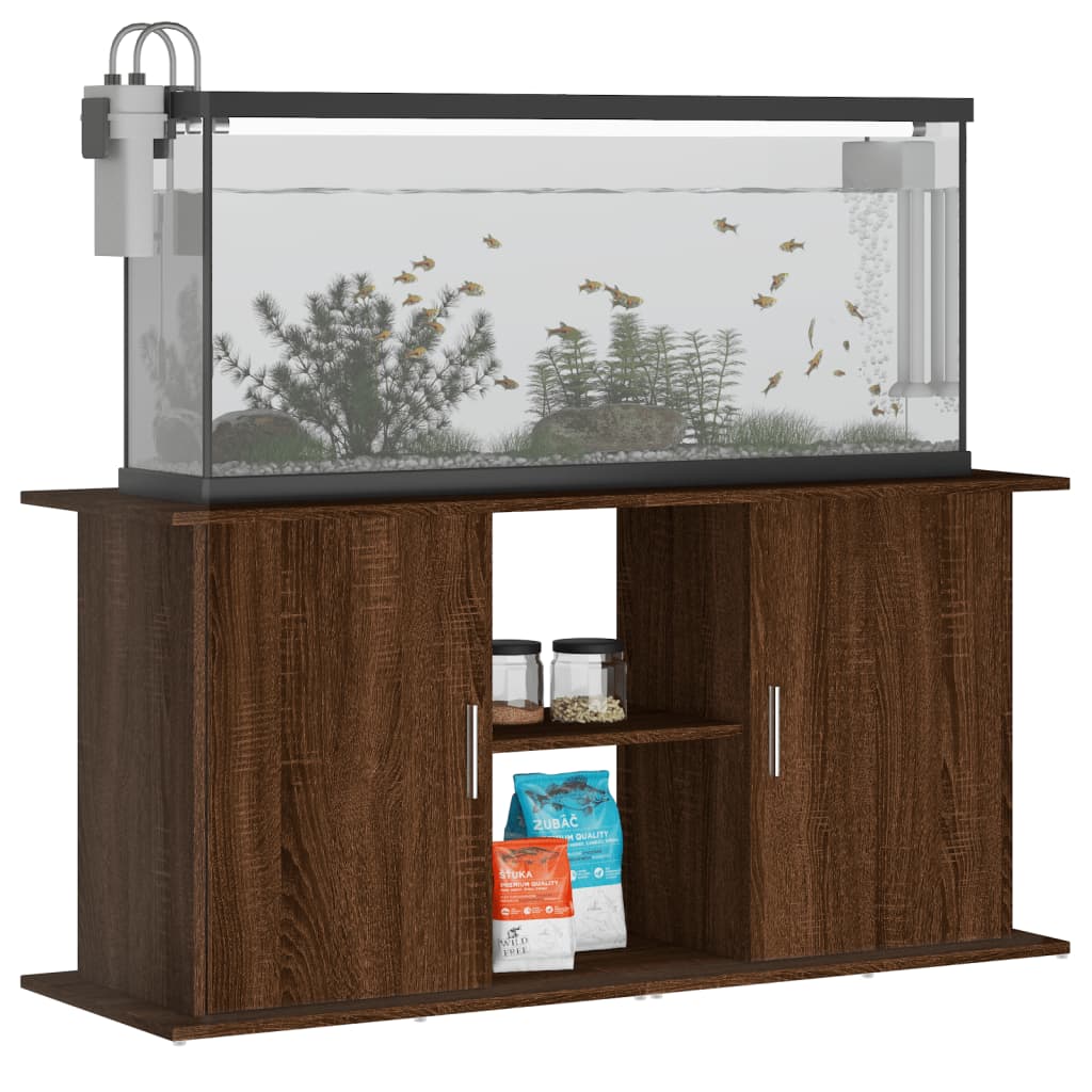 Vidaxl Aquarium Standard 121x41x58 cm Colore rovere marrone in legno