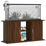 Vidaxl Aquarium Standard 121x41x58 cm forarbejdet træbrun eg farve