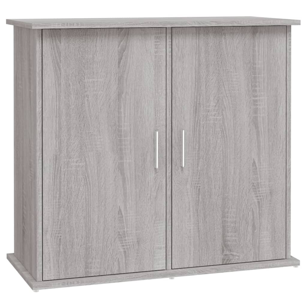 Vidaxl Aquarium Standard 81x36x73 cm Processed Wood Gray Sonoma Oak