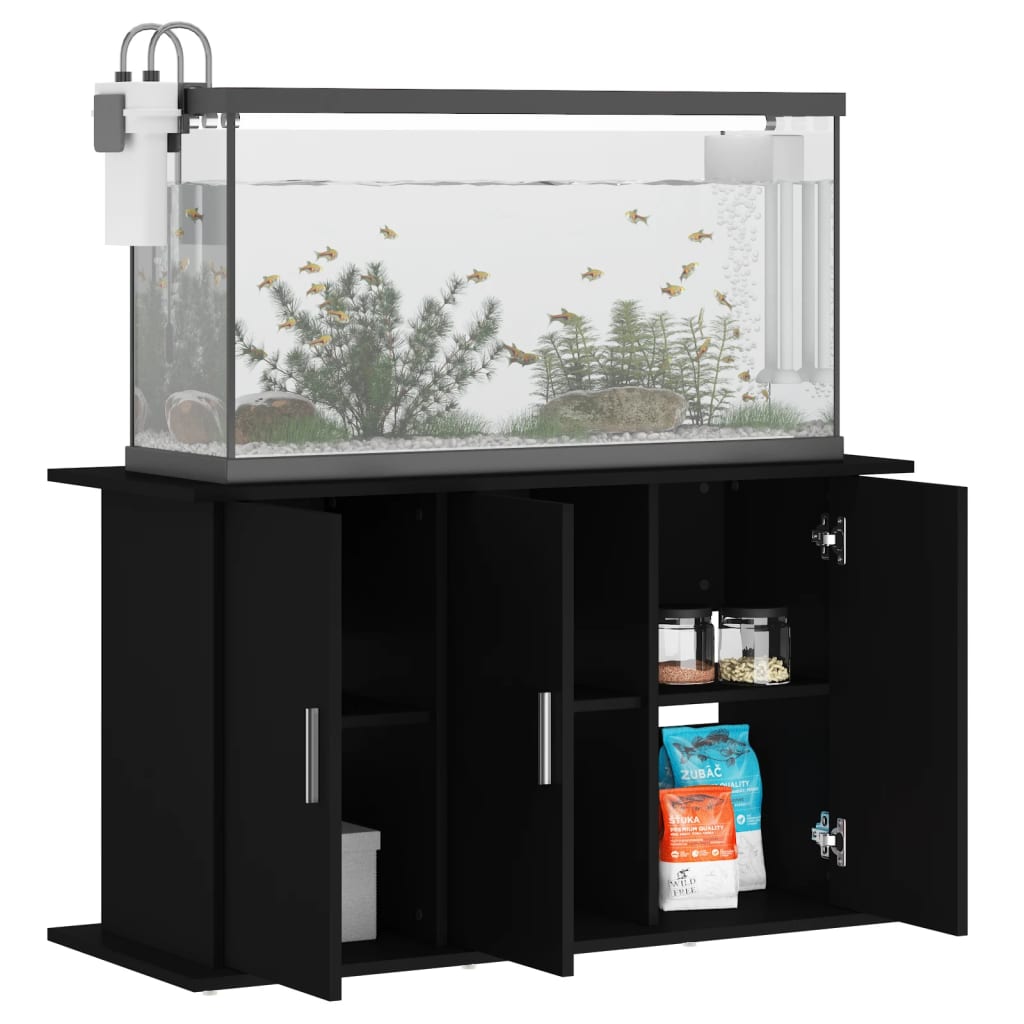 Vidaxl Aquarium Standard 101x41x58 cm Processed Wood Black