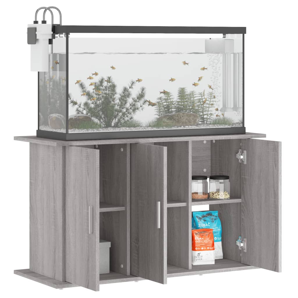 Vidaxl Aquarium Standard 101x41x58 cm Oak Sonoma Grey Elaborato