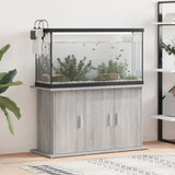 Vidaxl Aquarium Standard 101x41x58 cm bearbetad trägrå sonoma ek