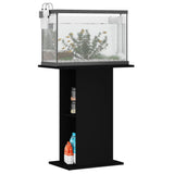 Vidaxx support d'aquarium 60,5x36x72,5 cm bois traité noir
