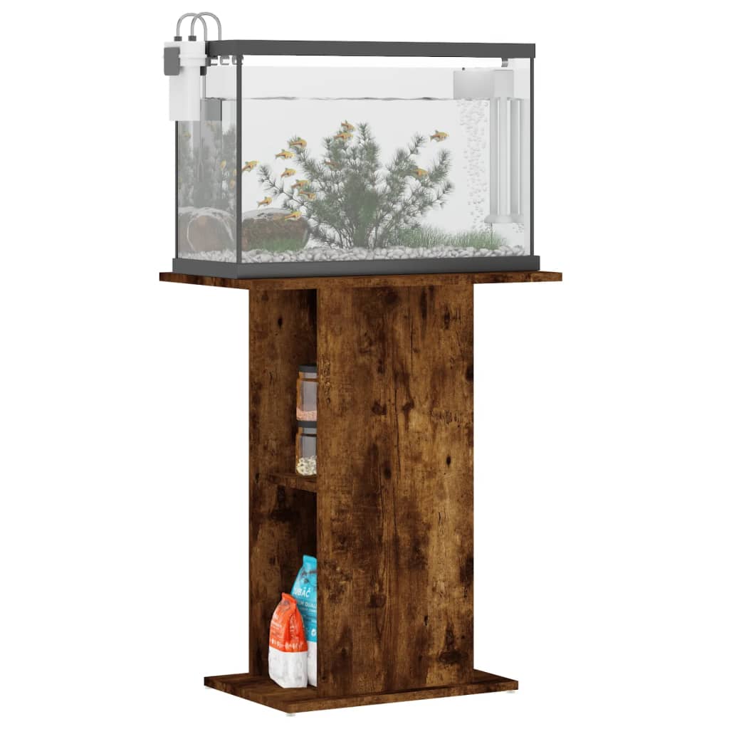 Vidaxl Aquarium Standard 60.5x36x72.5 Cm Oak fumo fumato trasformato