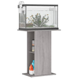 VIDAXL Aquarium Standard 60.5x36x72.5 cm Behandlet tre grå Sonoma