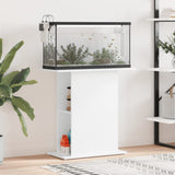 Vidaxl Aquarium Standard 75x36x72.5 cm przetworzone drewniane drewno White White