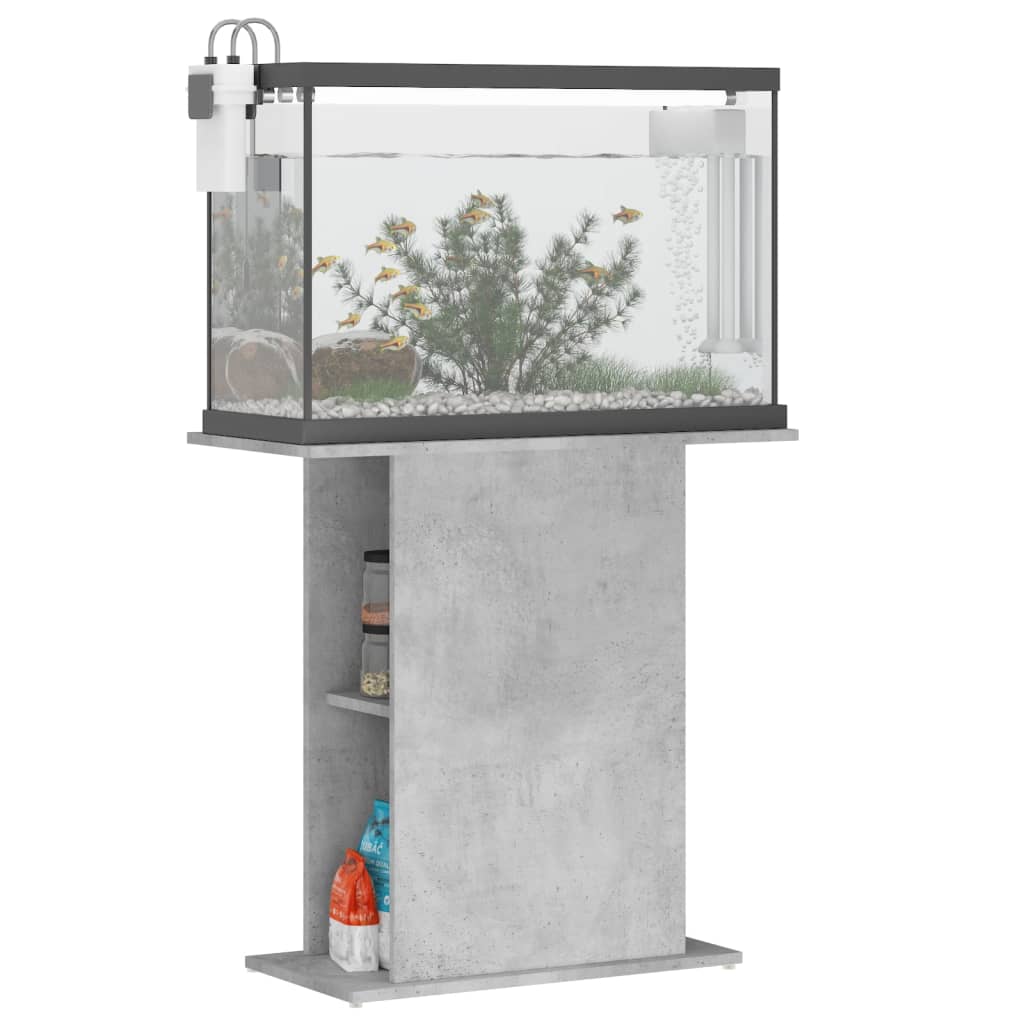 VIDAXL Aquarium Standard 75x36x72,5 cm Behandlet tre betongpris